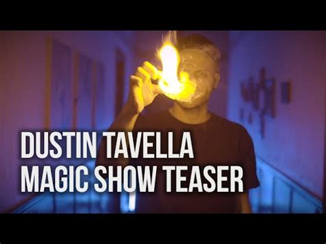 The allure of Dustin Tavella's magic performances